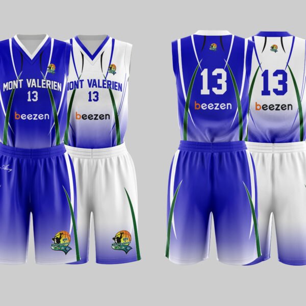 Ensembles de match réversibles en sublimation pour le basketball