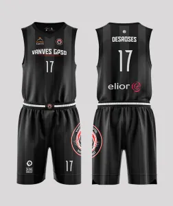 Maillots et shorts imprimés pour les clubs de basket-ball