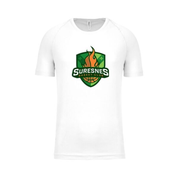T-shirt en polyester, sublimation, basket-ball