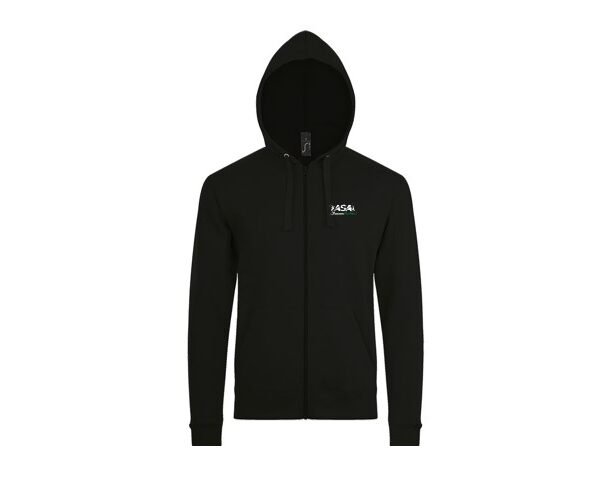 Sweat zippé noir enfants ASA SCEAUX