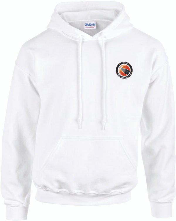 SWEAT blanc capuche OVE
