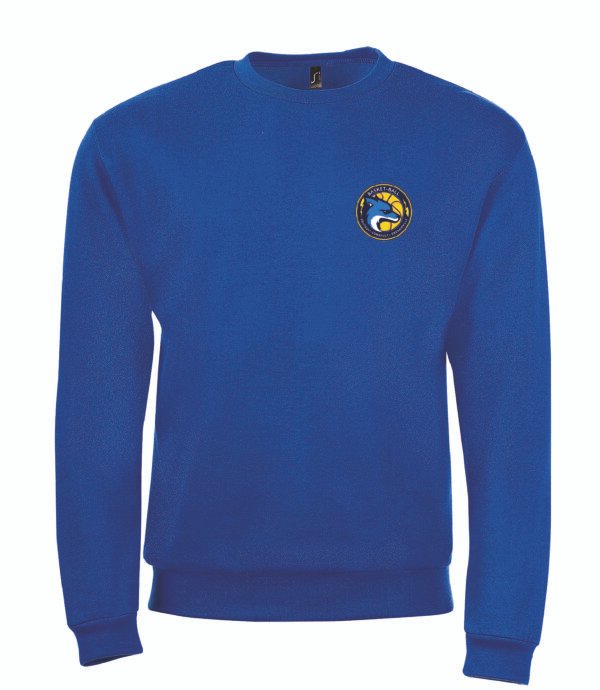 Sweat bleu col rond PONTAULT