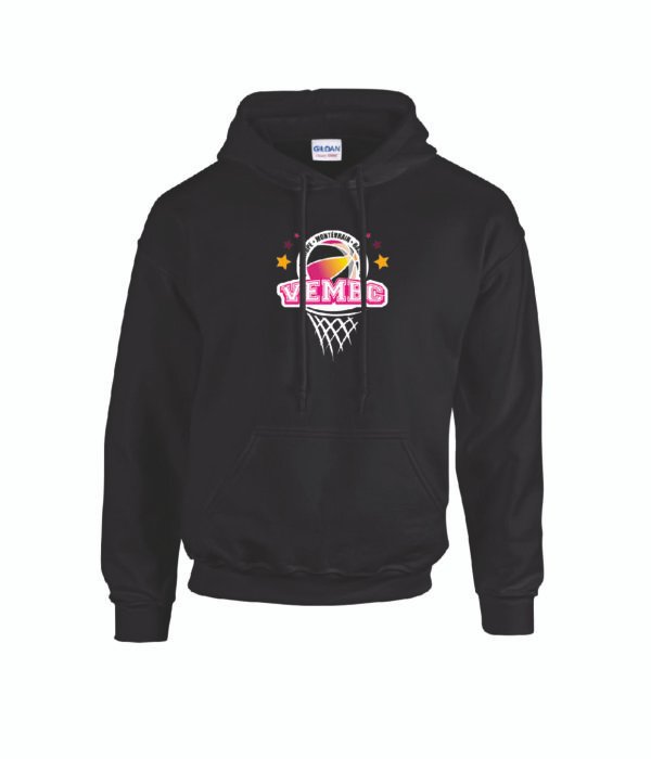 SWEAT noir capuche VEMBC