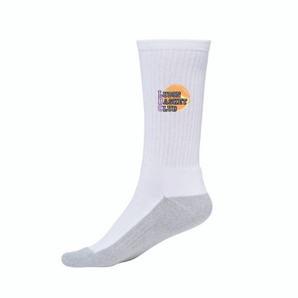 Chaussettes blanche unisexe Ludon BC