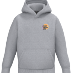 Sweat-shirt gris à capuche Ludon BC
