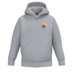 Sweat-shirt gris à capuche Ludon BC