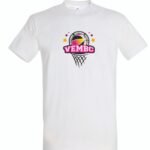 T-shirt blanc "Sport" unisexe VEMBC