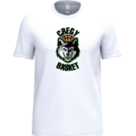 T-shirt blanc Cregy loup