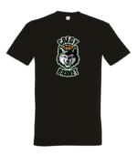 T-shirt noir Cregy loup