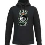 Sweat capuche noir Cregy